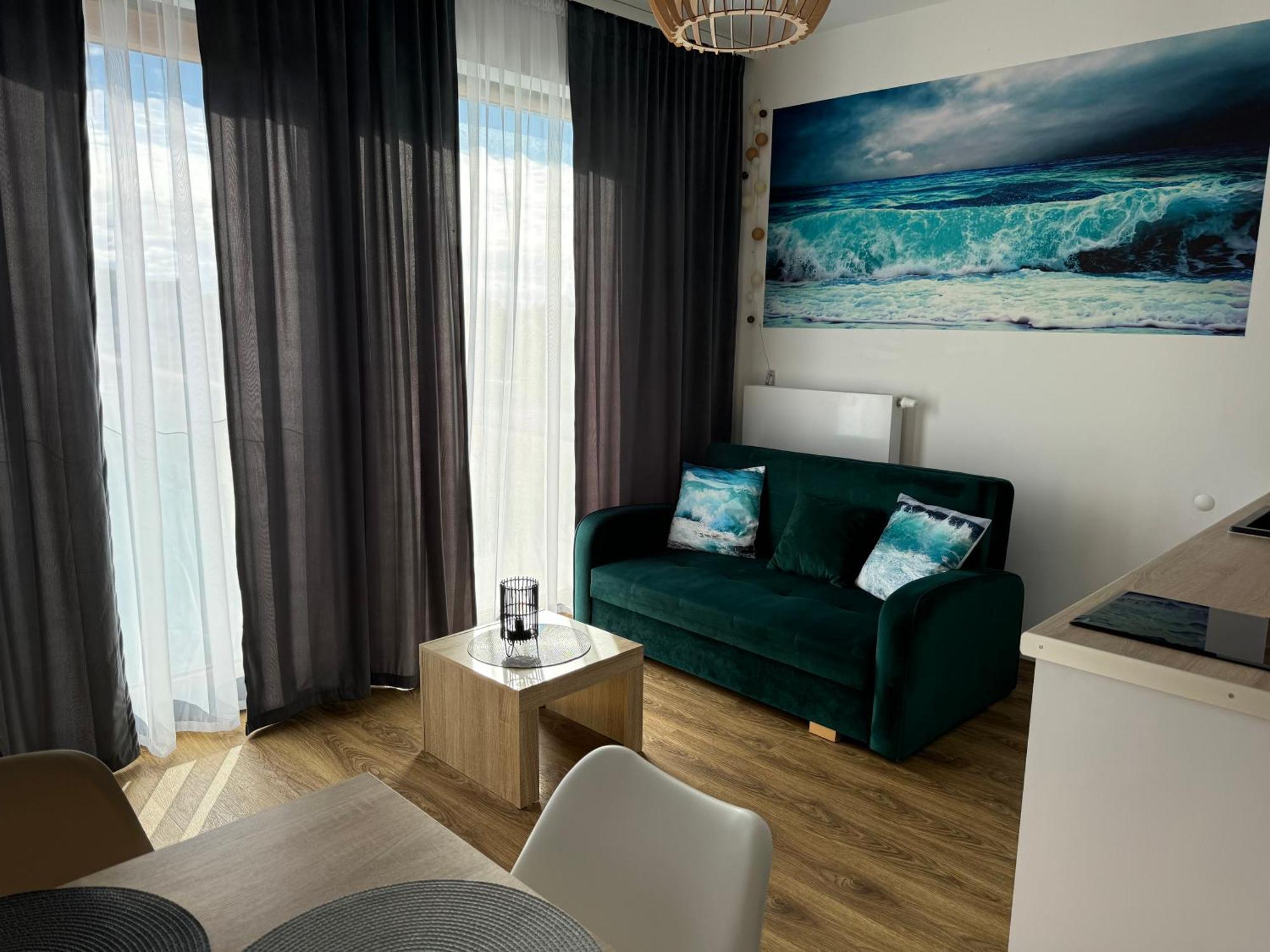 Klimatyzowany Apartament Blue , Sarbinowo Parking Basen Eksteriør bilde
